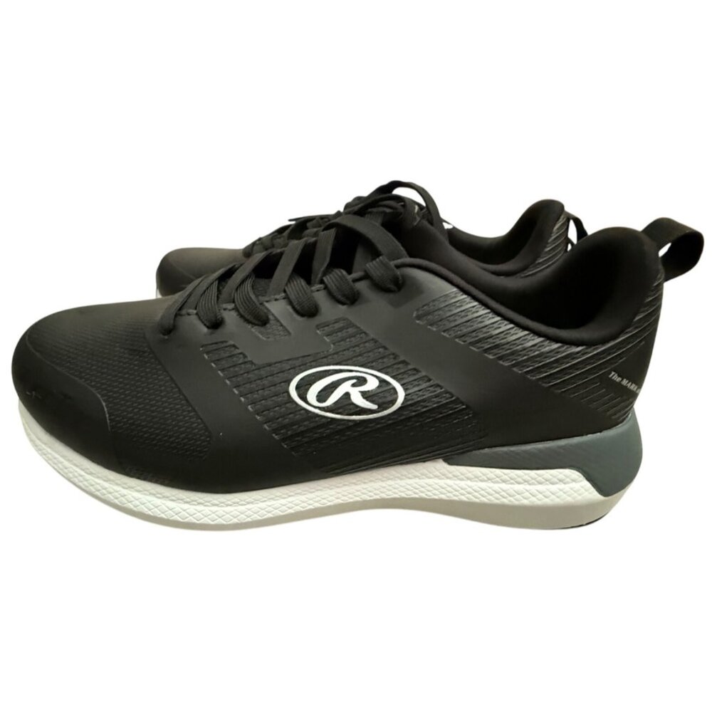 Rawlings Mens Black Coolflo Athletic Turf Shoes Size 6.5D Man Made Baseball NWOB